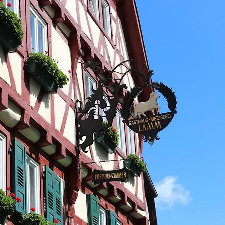Hotel & Restaurant Lamm Mosbach  Esterno foto