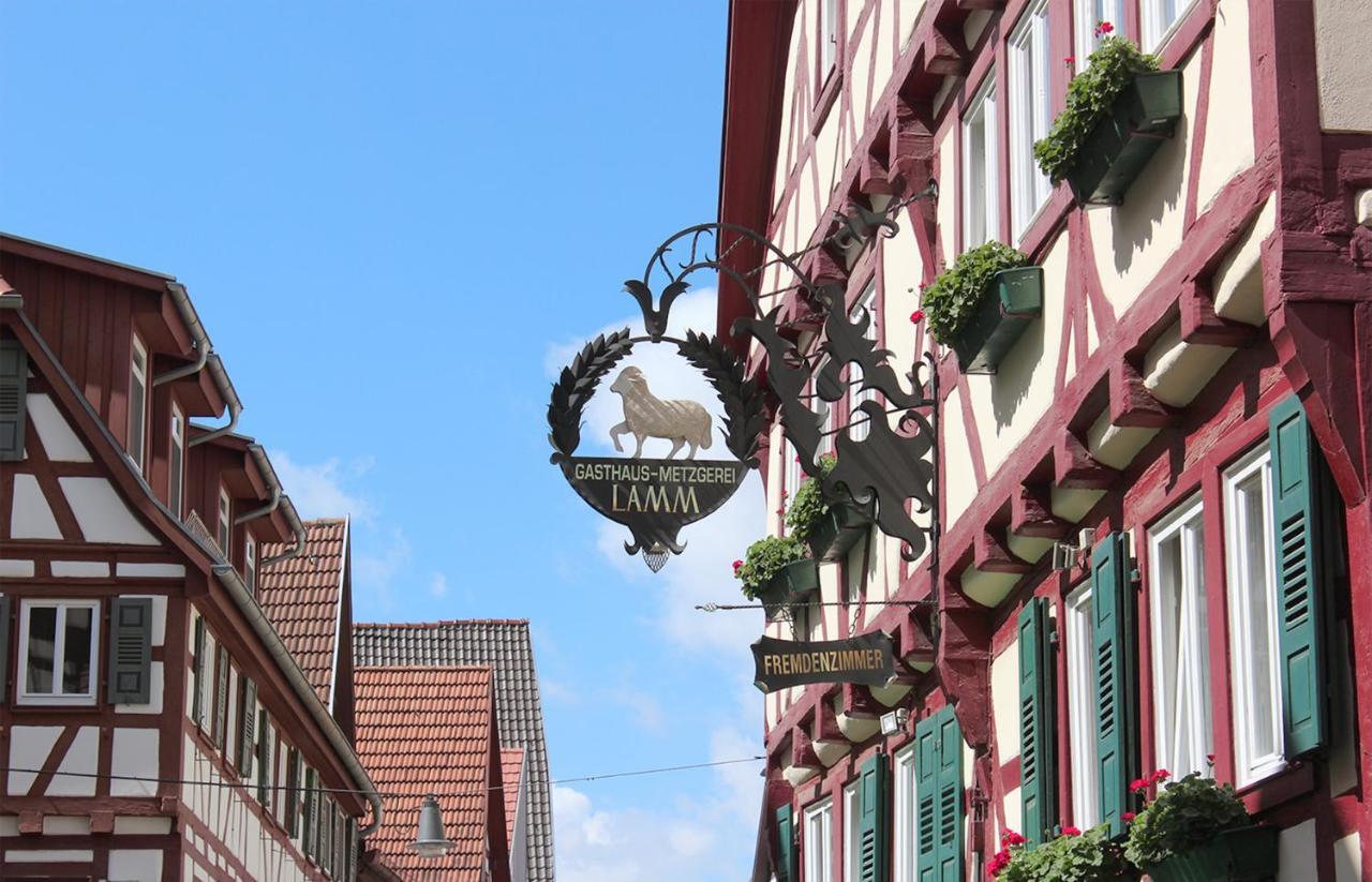 Hotel & Restaurant Lamm Mosbach  Esterno foto